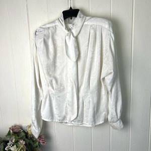 Vintage Jai Dalis White Ladies Blouse- size 14